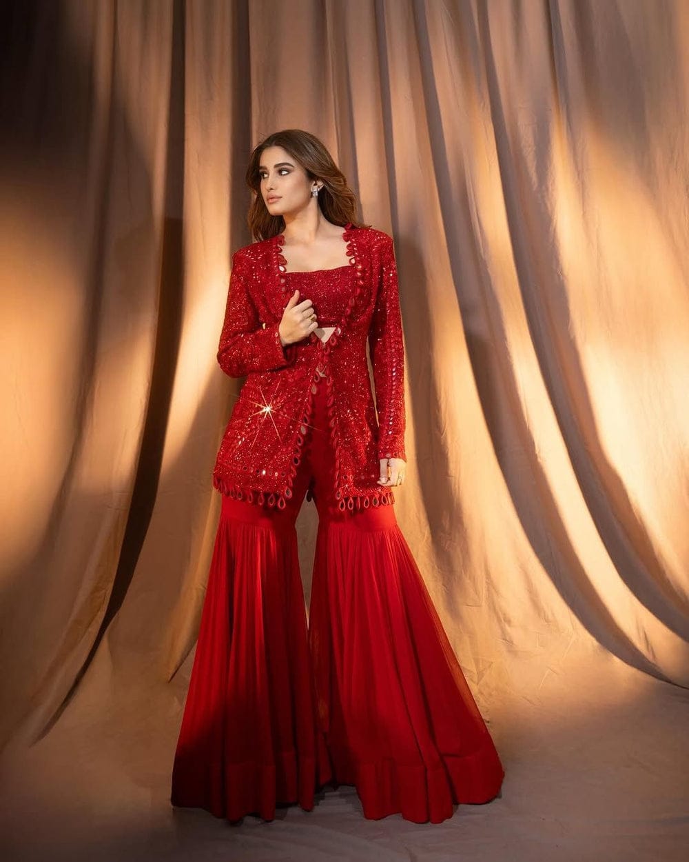 Ruby Glam Jacket Set