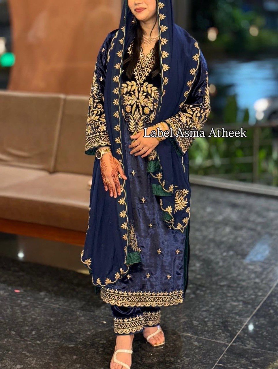 Royal Blue Velvet Suit