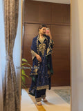 Royal Blue Velvet Suit